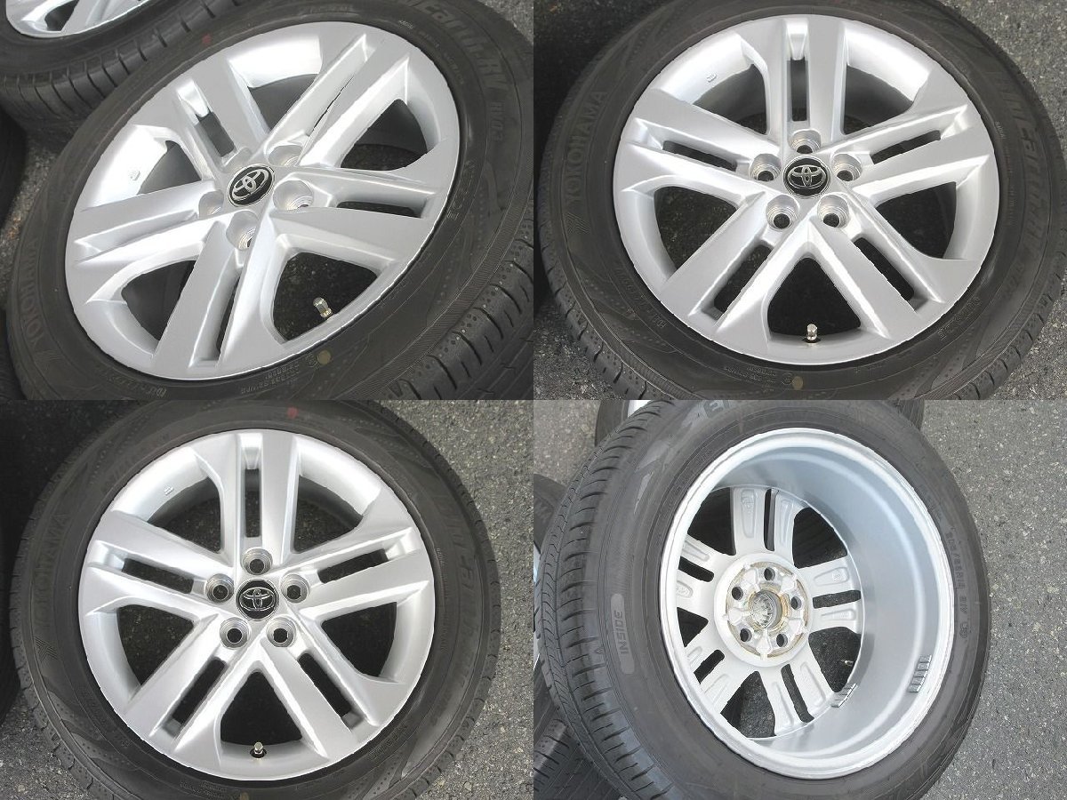 205/55R16インチ 7.0J +40 美品 トヨタ純正 カローラスポーツ純正 プリウス アベンシス イスト カローラスポーツ プリウスPHV レクサスCT_画像3