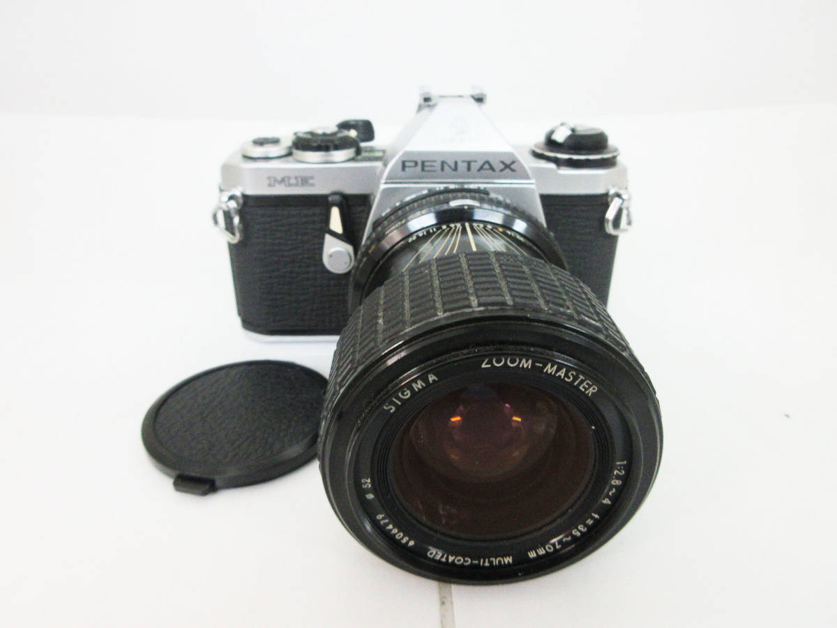 F4537【ビンテージ カメラ】ペンタックス PENTAX ME★シグマ SIGMA ZOOM-MASTER 1：2.8～4 f=35～70mm★中古★_画像1