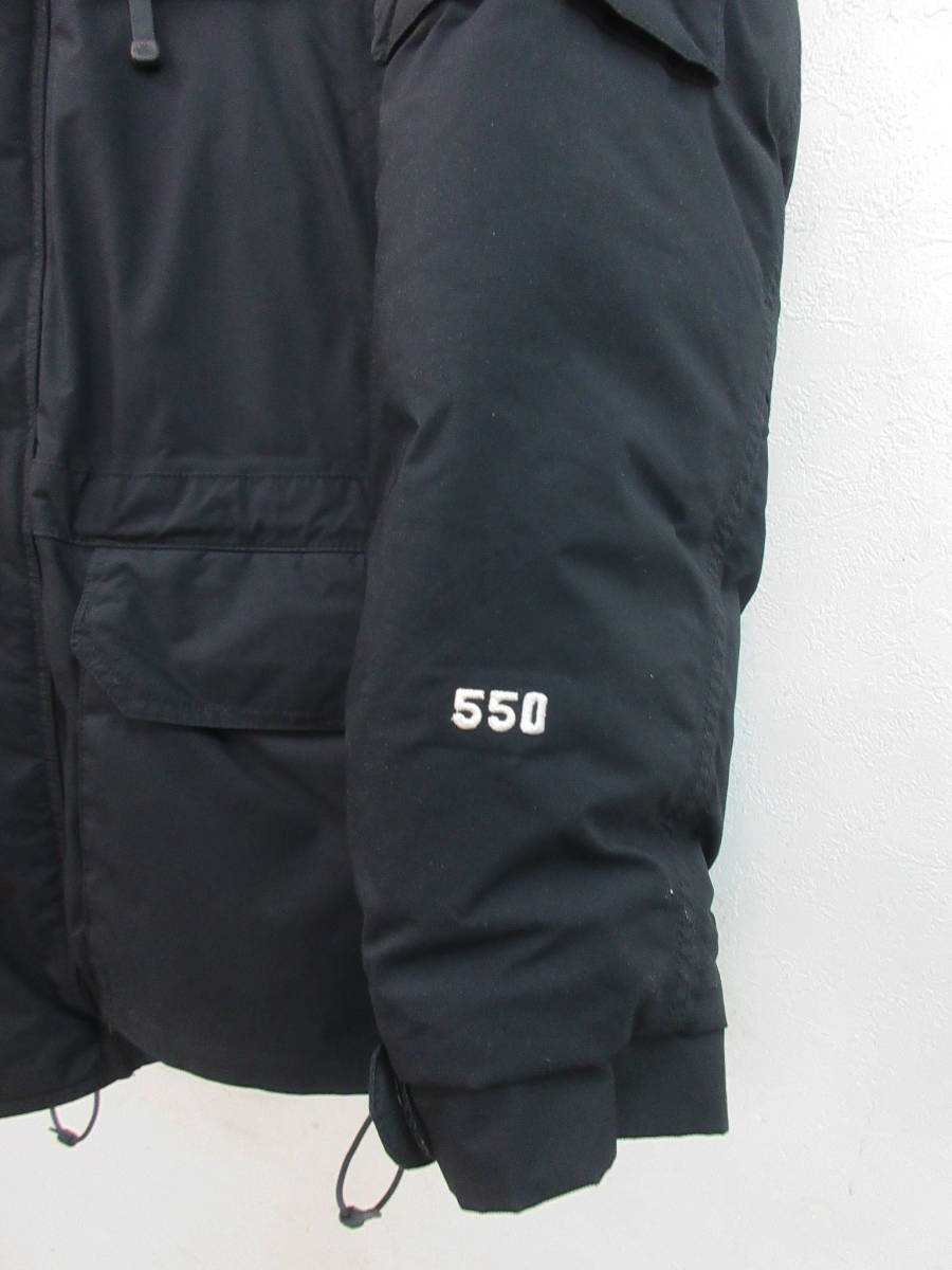 S387●ノースフェイス ナイロン ダウンジャケット●THE NORTH FACE ND00466 MCMURDO PARKA●メンズ L●ブラック●アウター●中古