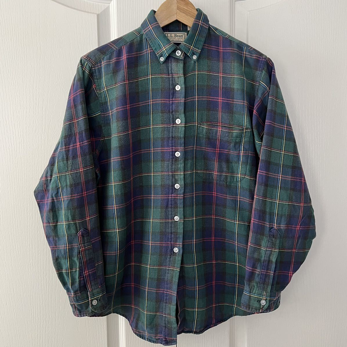 80s L L Bean USA製 エルエルビーン チェック 長袖 シャツ 80s L L Bean USA製 エルエルビーン チェック 長袖 シャツ