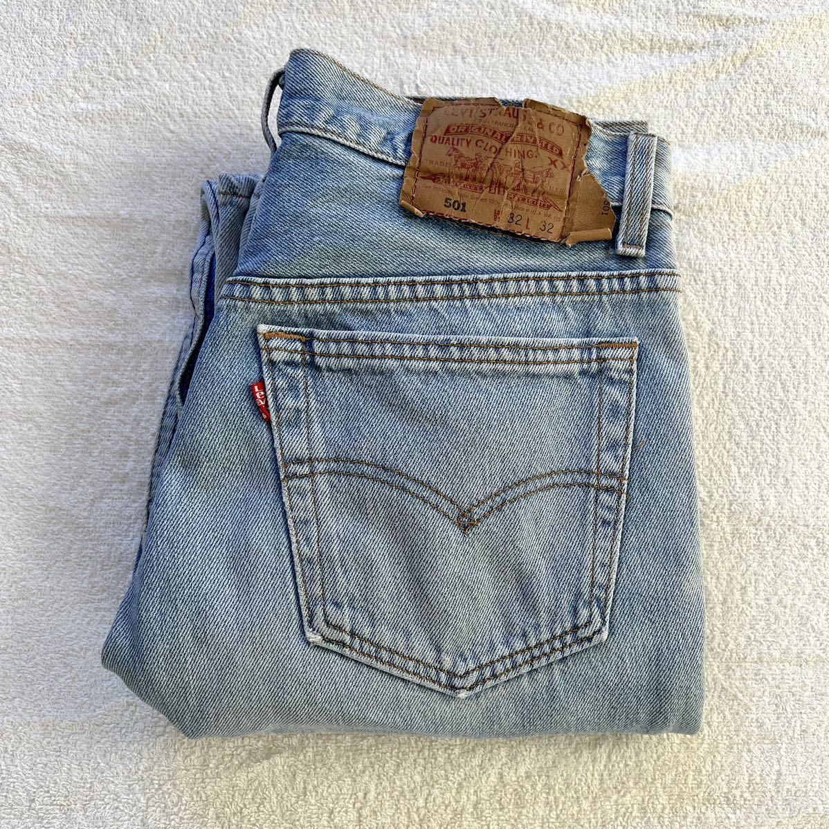 Levi's 501 USA製 W32 リーバイス ダメージ デニム ジーンズ 90 Levi's 501 USA製 W32 リーバイス ダメージ デニム ジーンズ 90