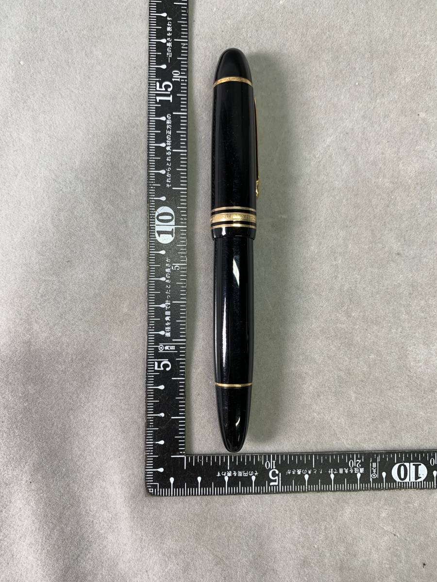 11＃B51/2756　MONTBLANC モンブラン マイスターシュテュック NO.149 ペン先 4810 18C 750 万年筆 筆記用具 現状/未確認　定形外200/60S_画像10