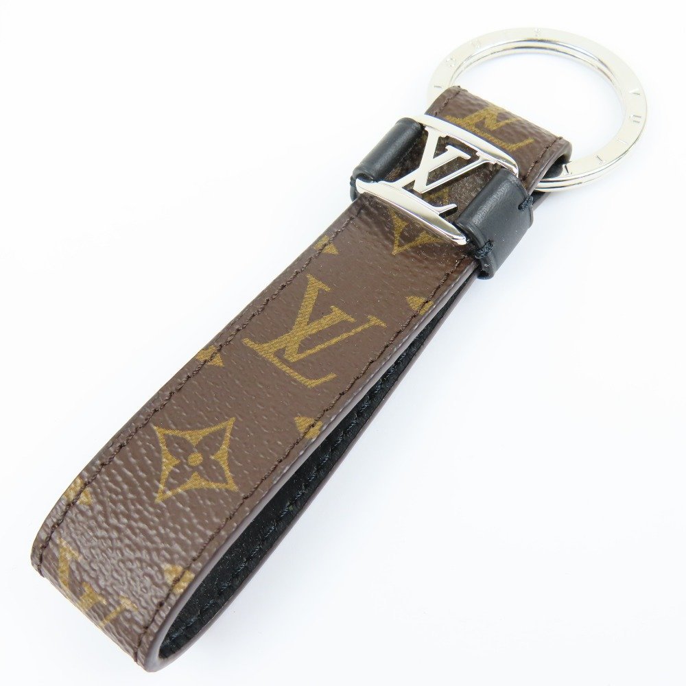 67699★1円スタート★LOUIS VUITTON ルイヴィトン 新品同様美品 LVドラゴンヌ 22年製 キーリング バッグチャーム モノグラム キーホルダー_画像1