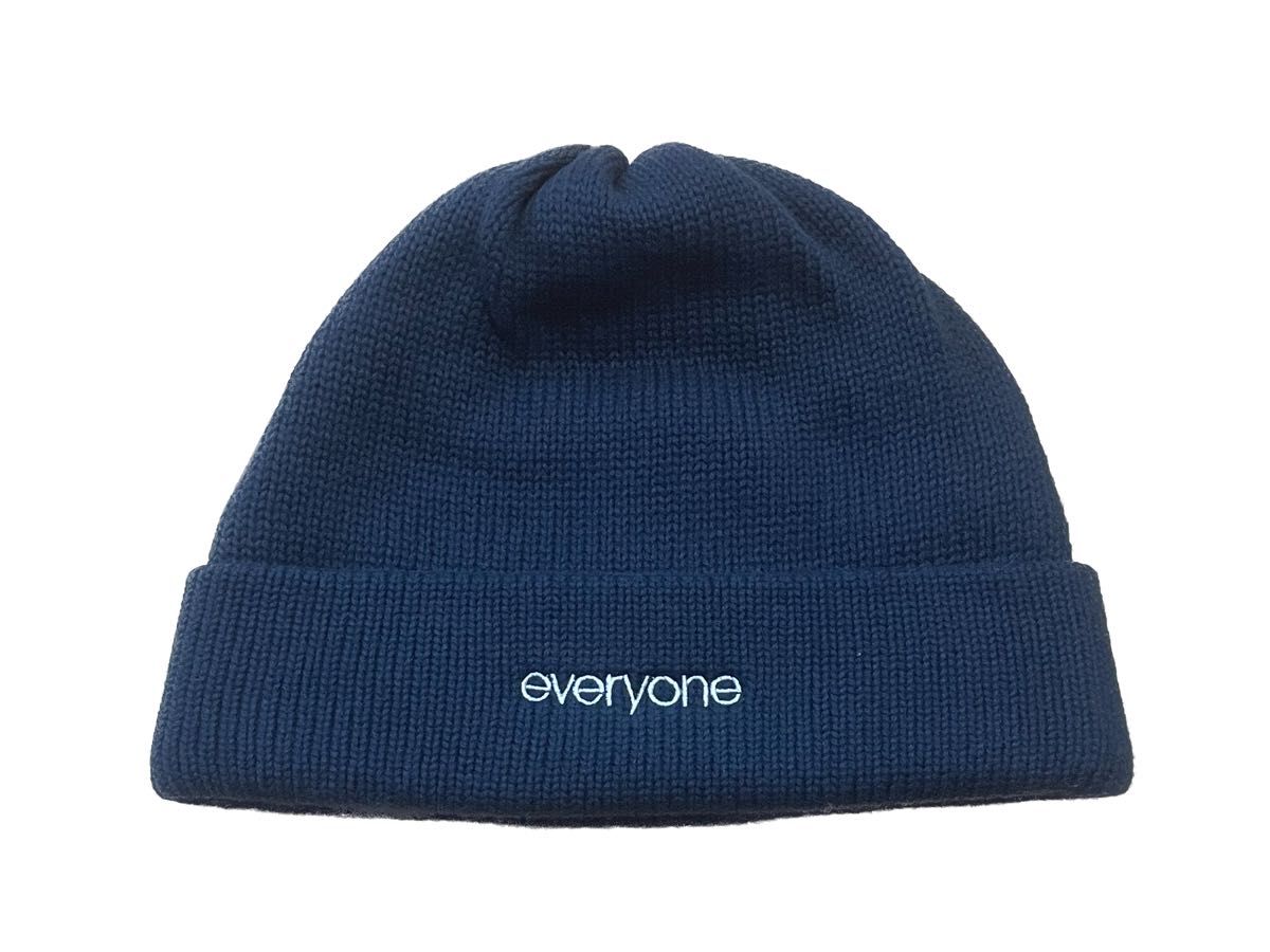 everyone COMESANDGOES COTTON BEANIE Navy ニット帽 ビーニー