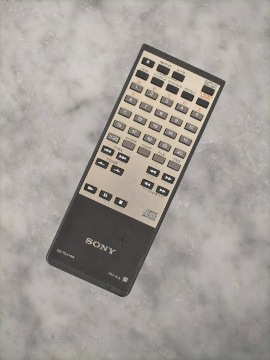 SONY(ソニー) CDプレーヤー用リモコン(remote) 対応機種:CDP-R1 (管理1)