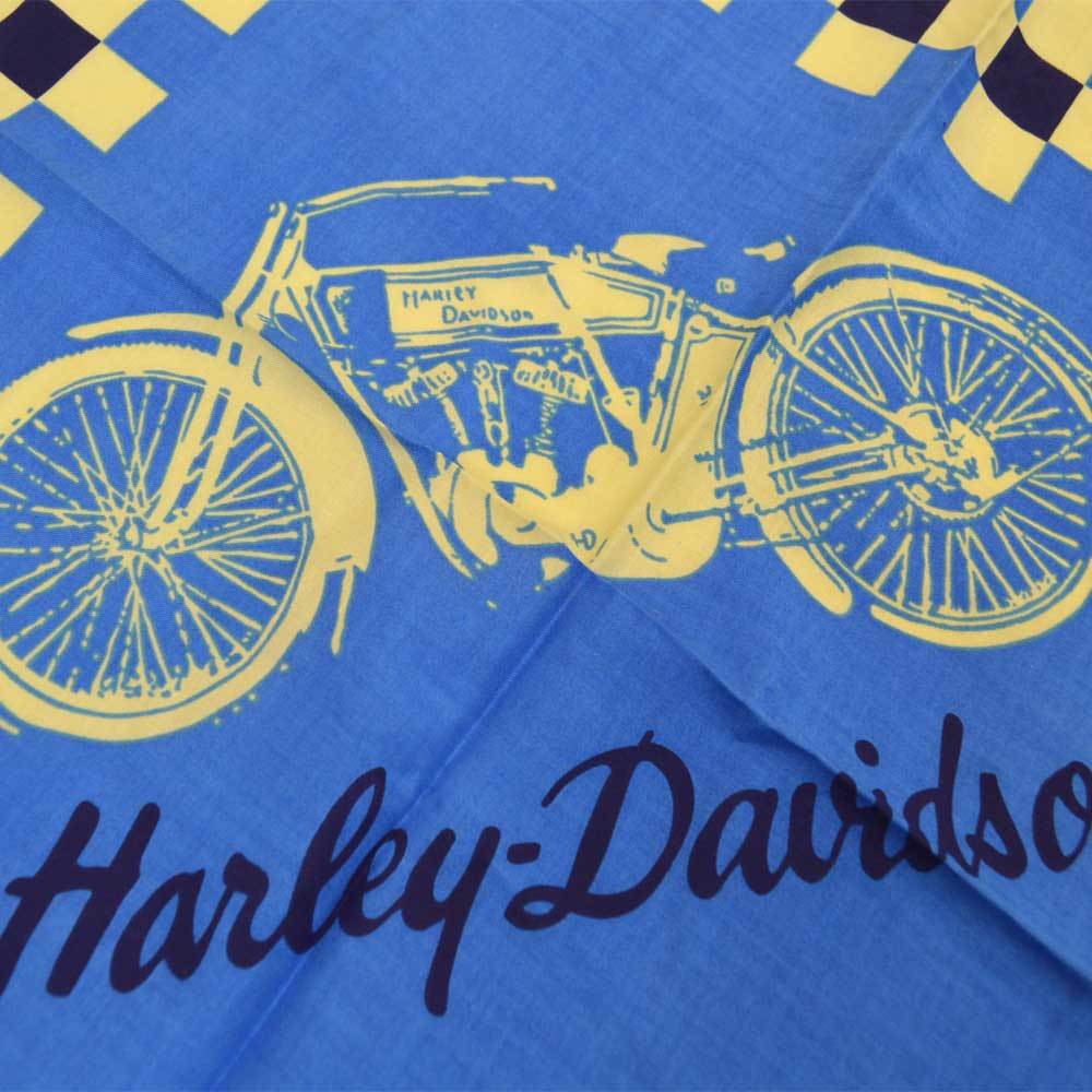 ! Harley Davidson bandana [ bike x check ] new goods * free shipping!