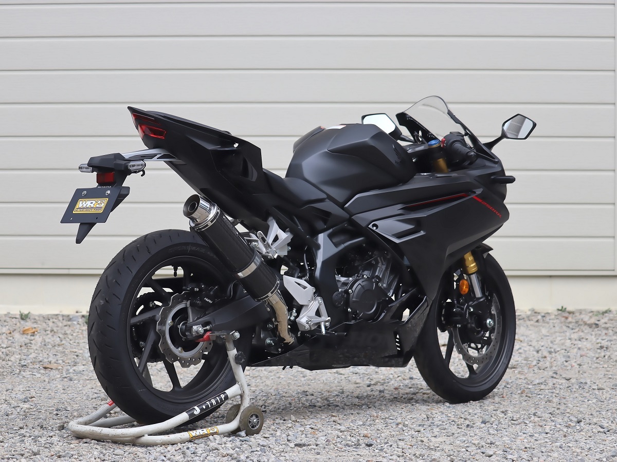 新品 WR’S CBR250RR 2023～(8BK-MC51) スリップオン ラウンドタイプ カーボンサイレンサー BC1245JM マフラー_画像1