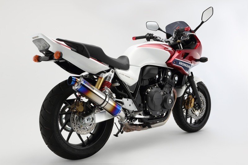 新品 ビームス CB400SB/SF 2007～2016 (EBL-NC42)用 R-EVO ヒートチタン スリップオン 政府認証 G106-53-P1J BEAMS マフラーの画像2