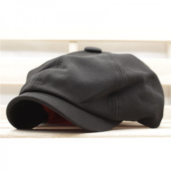 キャスケット帽子 シンプル カジュアル ポリキャップ ハンチング帽子 56cm~59cm メンズ レディース BKトレンド KC26-7_画像1