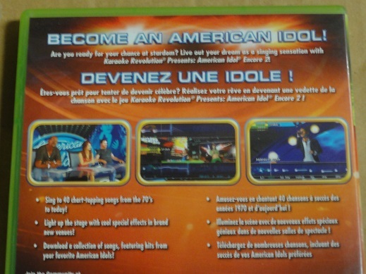 XBOX360 American Idol Encore 2 北米版 Karaoke Revolution Presents 海外 輸入 カラオケ_画像5