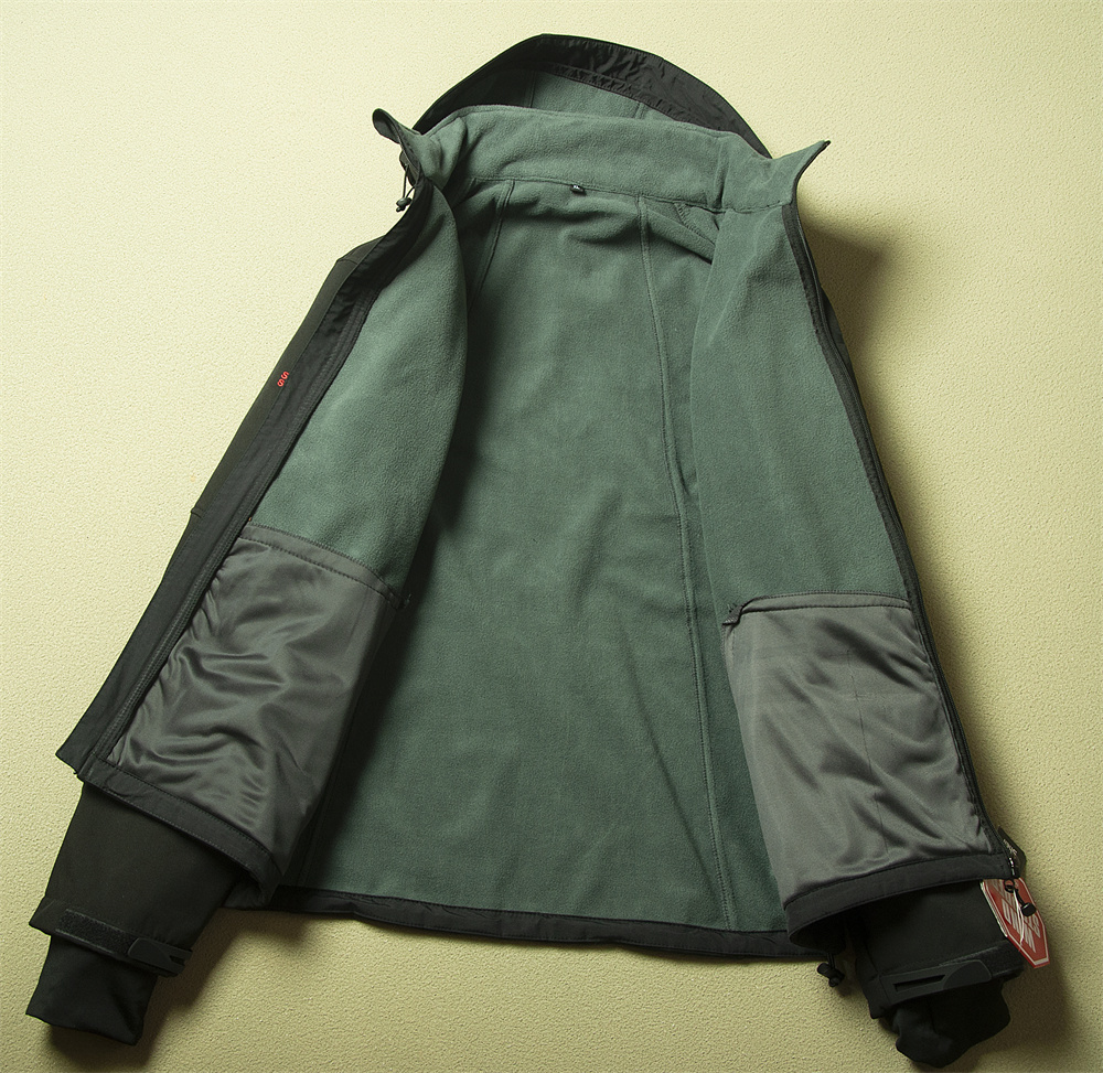 NFY31-L マウンテンパー 防水 防風防寒 登山服 ハイキング 防寒着 防水 マウンテンジャケット メンズ アウトドアウェア 黒_画像6