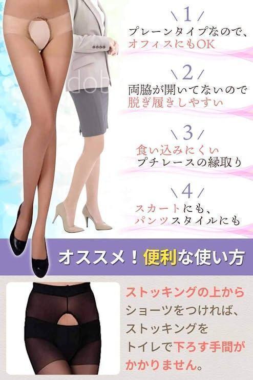 お得 お試し ３足セット　セクシー 穴あき パンティストッキング パンスト新品_画像3