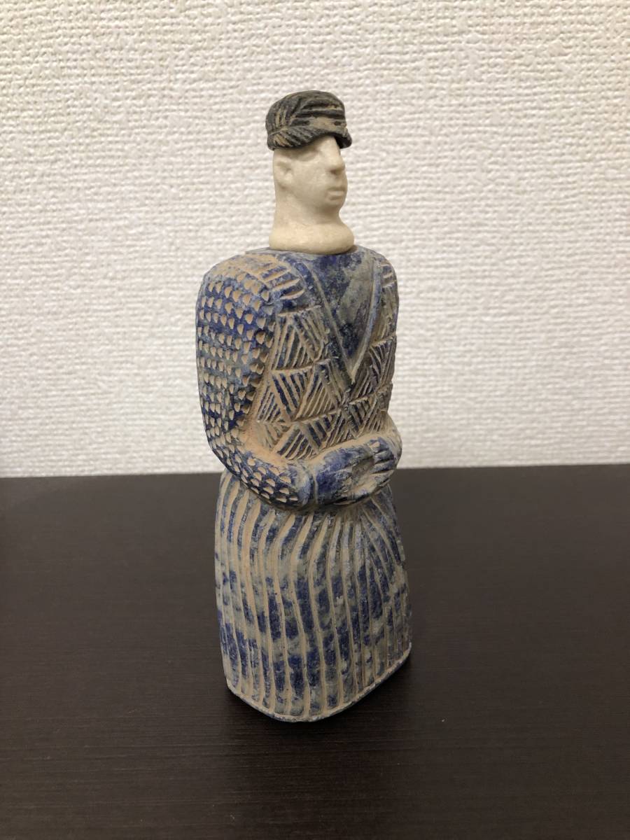 半額SALE/ ♪♪【ラピスラズリ製】大型 古代ガンダーラ バクトリア