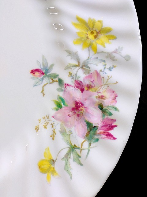 3QV selling up! tax less * Royal Doulton *ARCADIA(a LUKA tia)* dinner plate * approximately 27cm* flower * present condition * article limit *1117-11