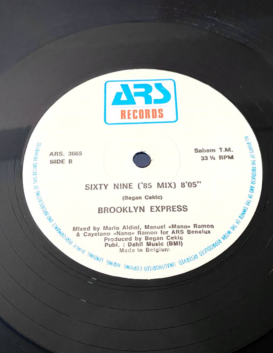 珍盤★　A面「The Love Theme Orchestra」A Medley Of Barry White's Greatest　B面「Brooklyn Express」'86 Mix Hits●バリーホワイト_画像4