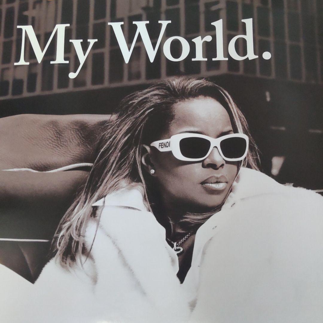 [ at that time mono * not for sale ]MARY J BLIGE / SHARE MY WORLD notification poster 91.5 × 61cm R&B Mary -