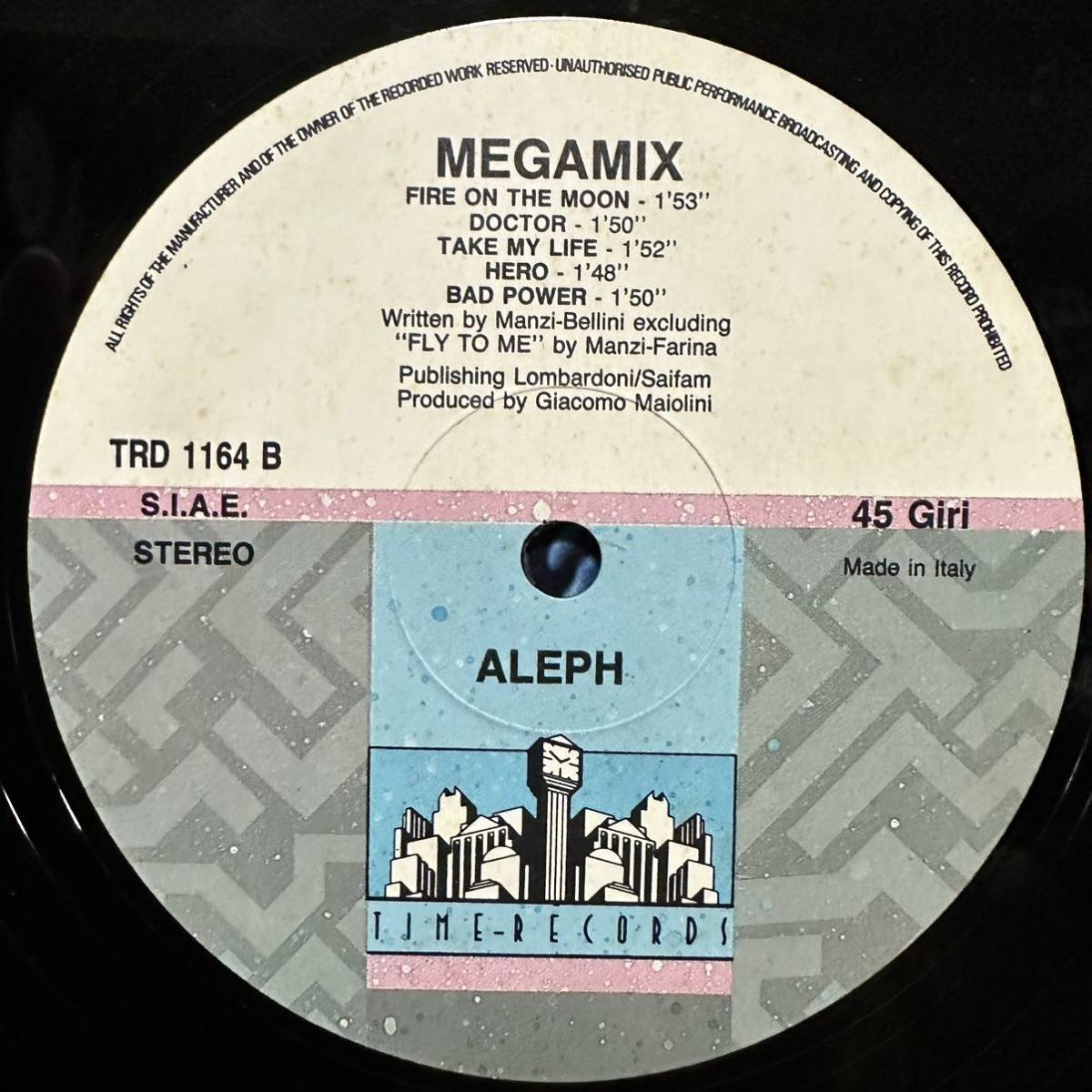 【12'】 ALEPH / BREAK AWAY / MEGAMIX_画像4