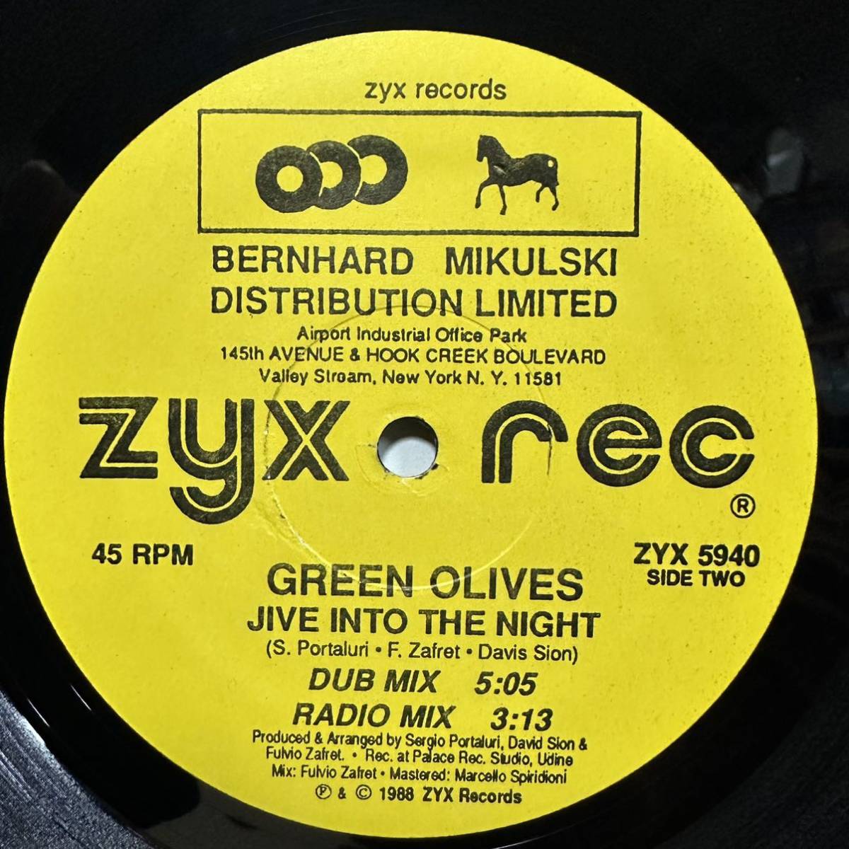 【12'】 GREEN OLIVES / JIVE INTO THE NIGHT_画像4