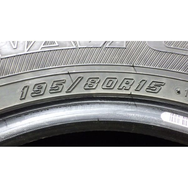 グッドイヤー ICE NAVI CARGO 195/80R15 4本SET◎2019年製8分山スタッドレス◎中古 特筆すべき損傷なし◎旭川手渡し可◎キャラバン等に_画像9