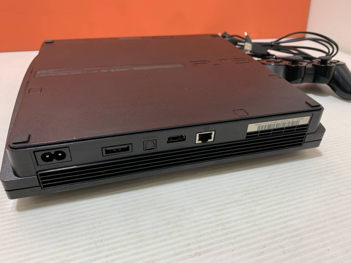 17/142☆SONY　PlayStation3　プレステ3　本体　CECH-2000A　ブラック　コントローラー【写真追加あり】★D1_画像8