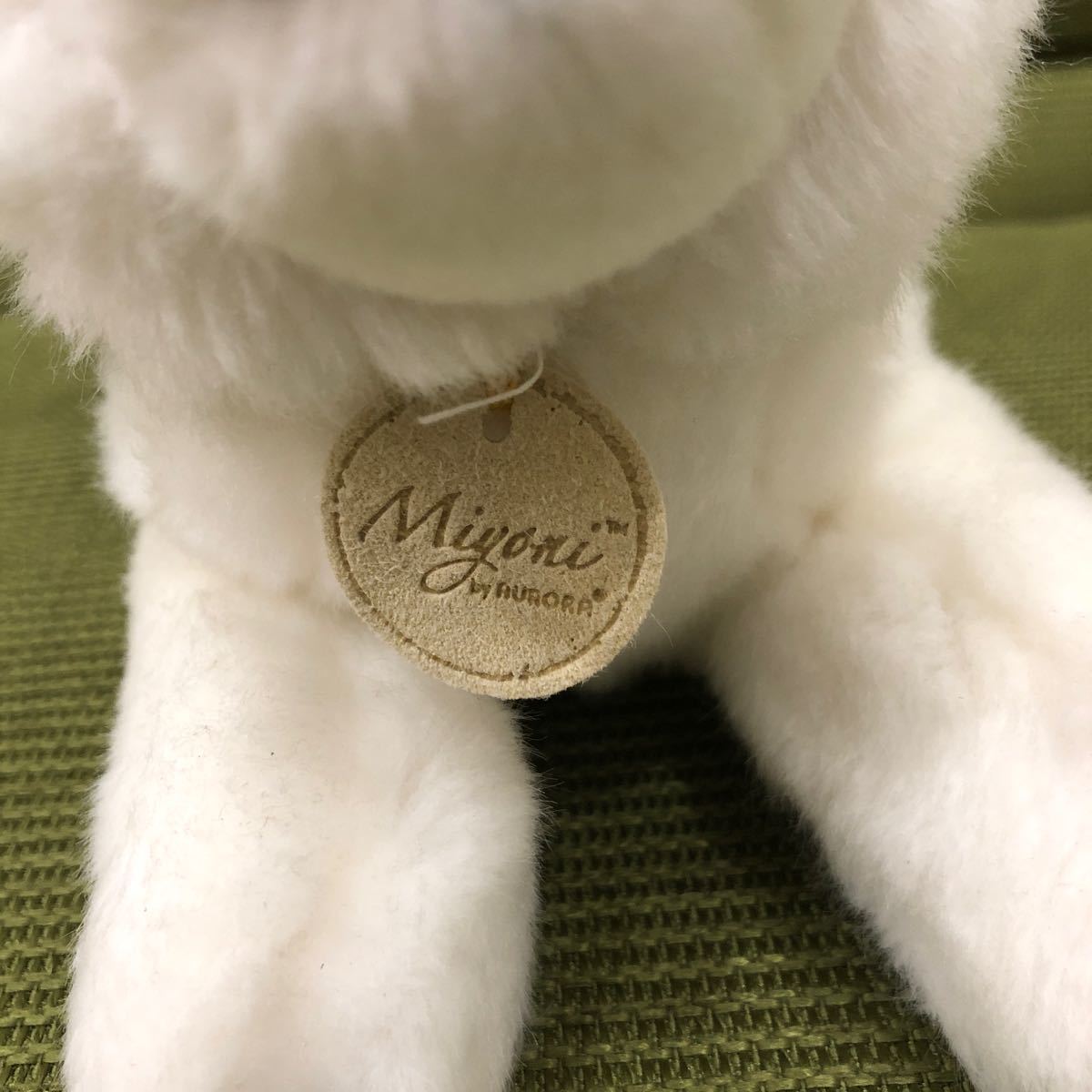 YK-5445 中古品 miyoni みよに 犬 狼 オオカミ ぬいぐるみ Aurora World(オーロラワールド) Miyoni Baby Lamb 約27cm×約11cm×約16cm_画像3