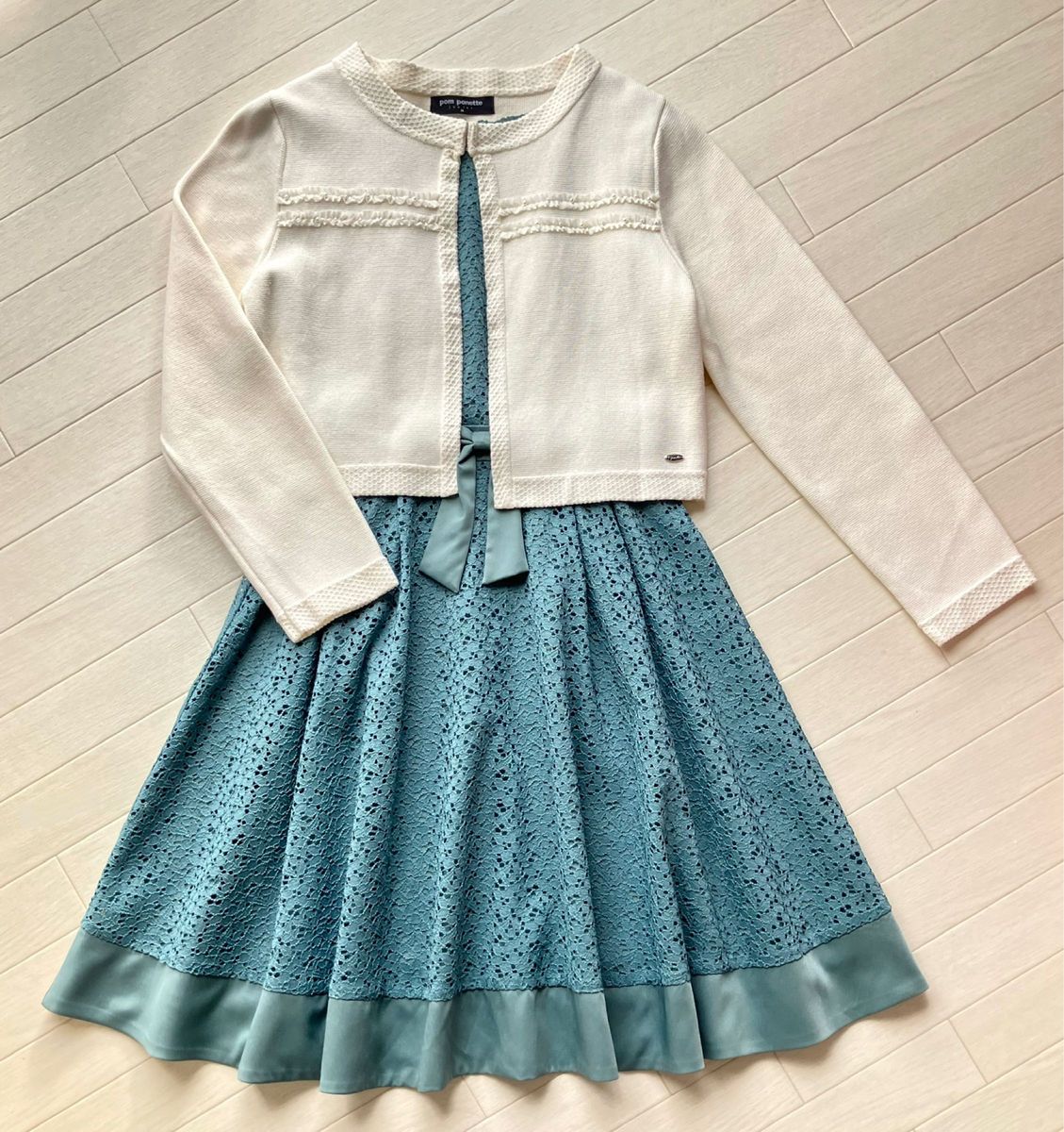 ポンポネット ジュニア 女の子 M/150 卒服 セレモニー ポンポネット ジュニア 女の子 M/150 卒服 セレモニー