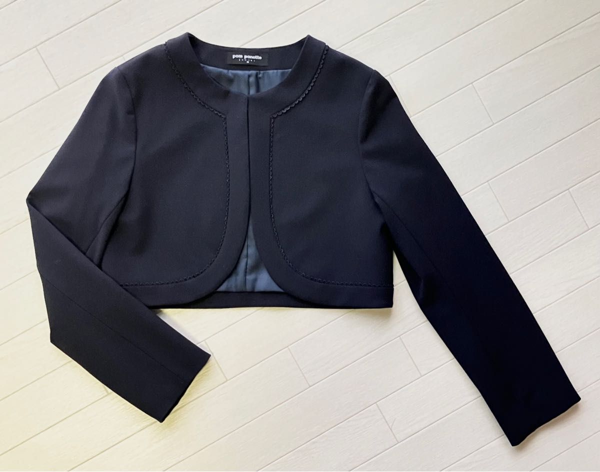 ポンポネットジュニア 女の子 M/150 受験 面接 卒服 卒業式 ポンポネットジュニア 女の子 M/150 受験 面接 卒服 卒業式