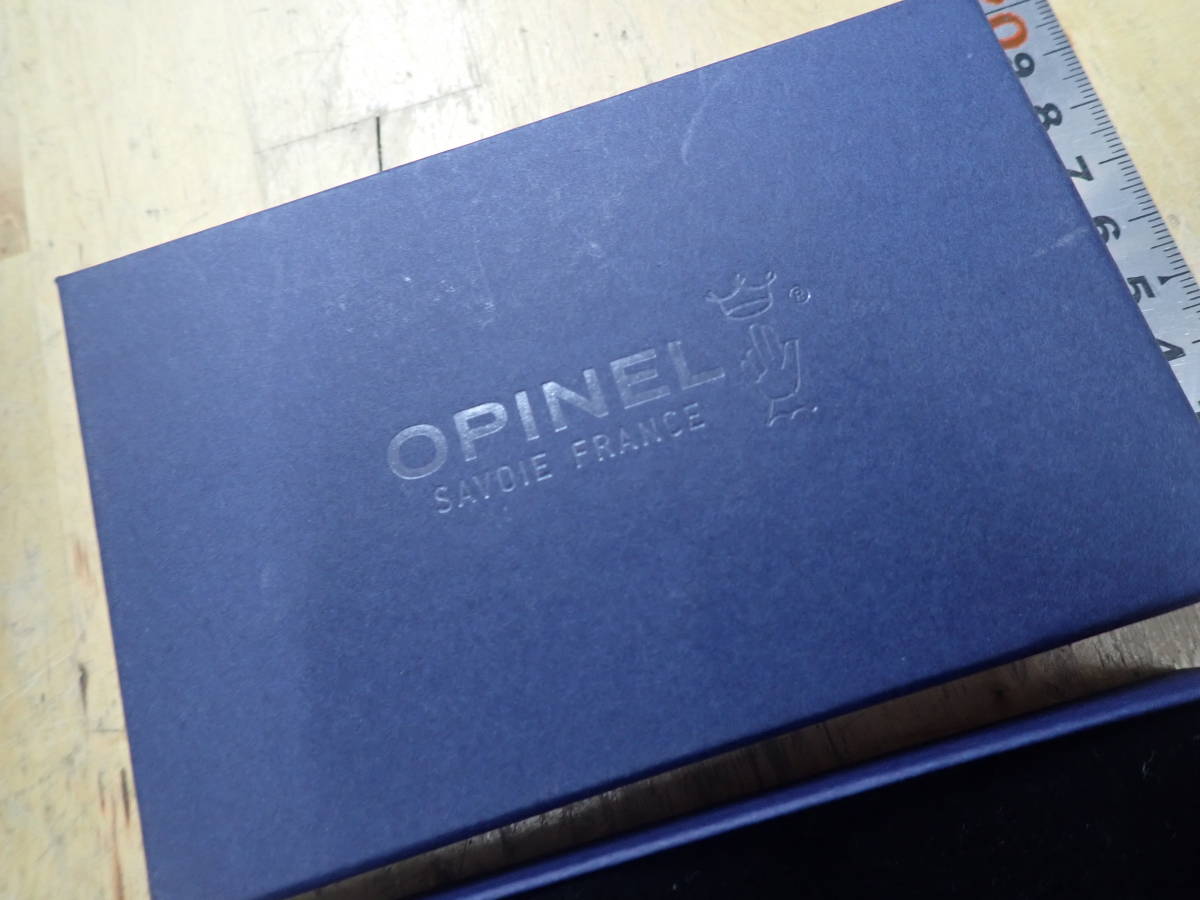 『E17E』未使用★OPINEL オピネル エボニー限定 フォールディングナイフ ＃8　INOX ステンレス スチール _画像4