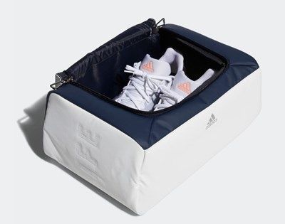 ★アディダス ゴルフ adidas GOLF 新品 高級感 軽量 撥水 耐久 靴収納 シューズケース ハンドバッグ バッグ BAG 鞄 白 [GT59291N]六★QWER_画像2