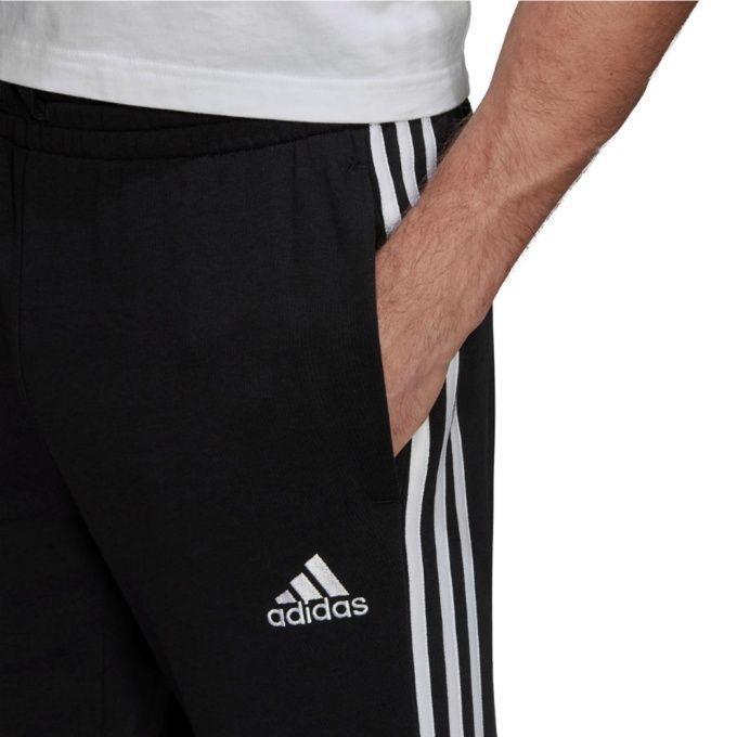 ★アディダス adidas 新品 メンズ 快適 カジュアル フレンチテリー スウェット ロングパンツ 黒 XLサイズ [GK88291N-O] 四 参★QWER★_画像2