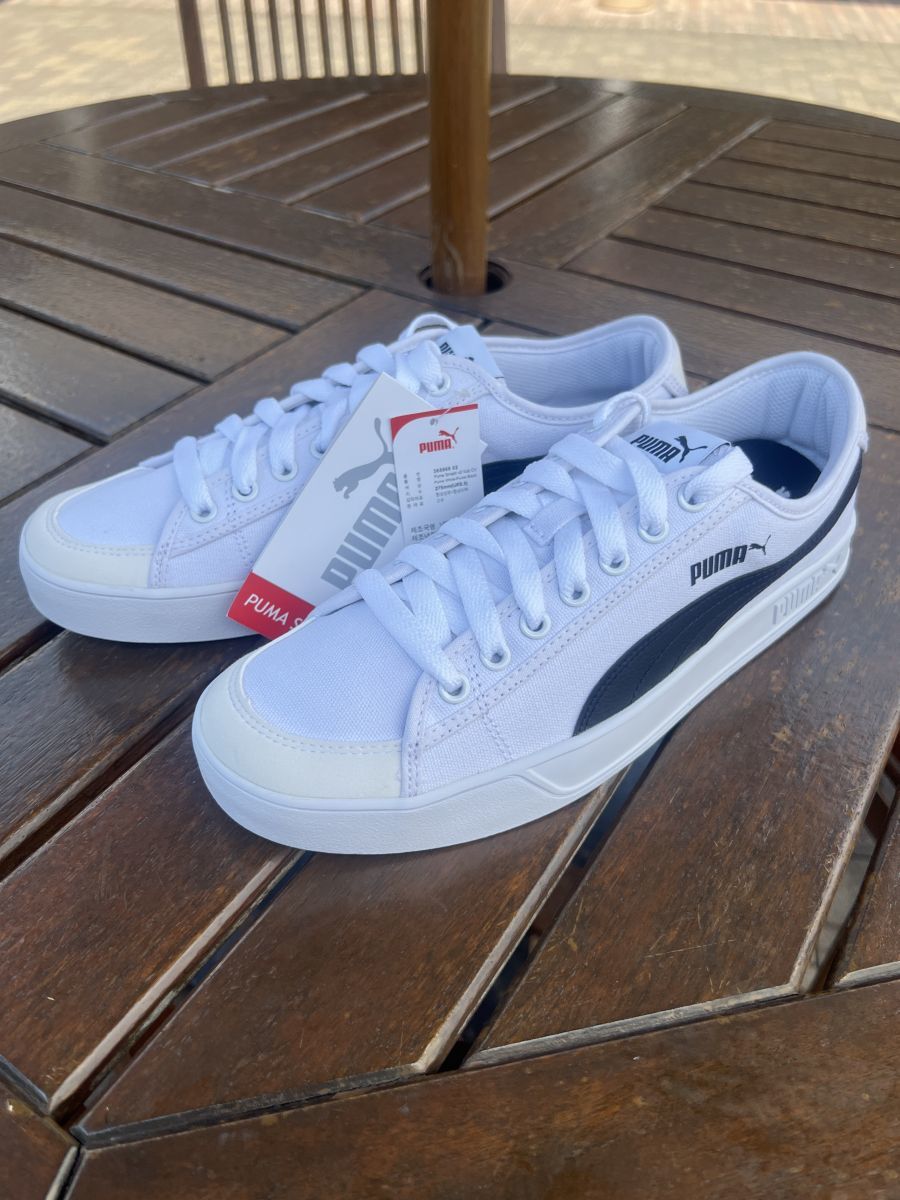 ☆プーマ PUMA 新品 メンズ SMASH V2 VULC CV キャンバス クラシック スニーカー シューズ 靴 27CM[365968-02-270]十☆QWER☆_画像1