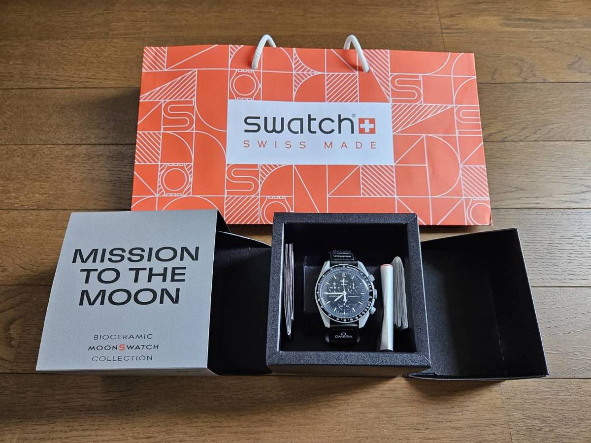 新品未使用】OMEGA×Swatch MISSION TO THE MOON オメガ×スウォッチ