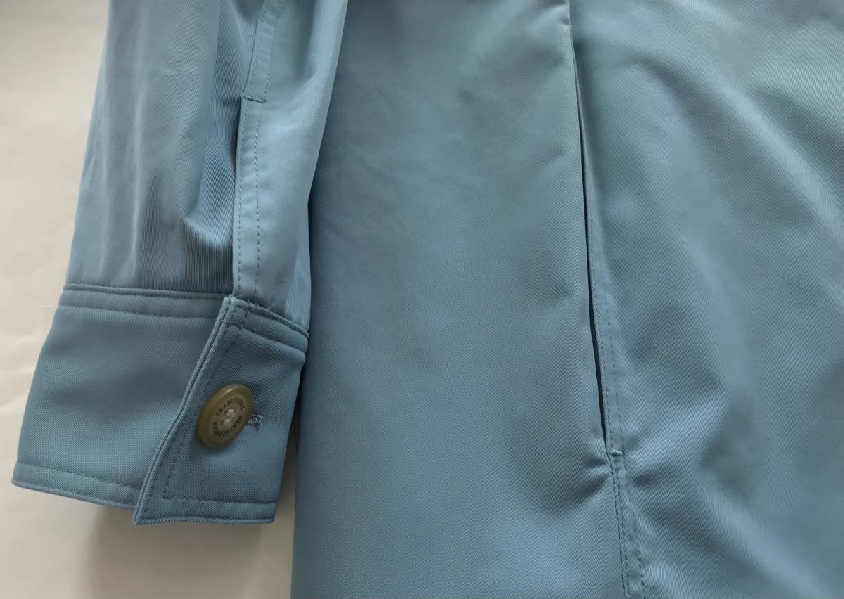  новый товар 26,400 иен *Traditional Weatherwear стандартный товар * женский рубашка жакет * хлопок Like *FLY FRONT FLAP PK SHIRT* sax голубой 