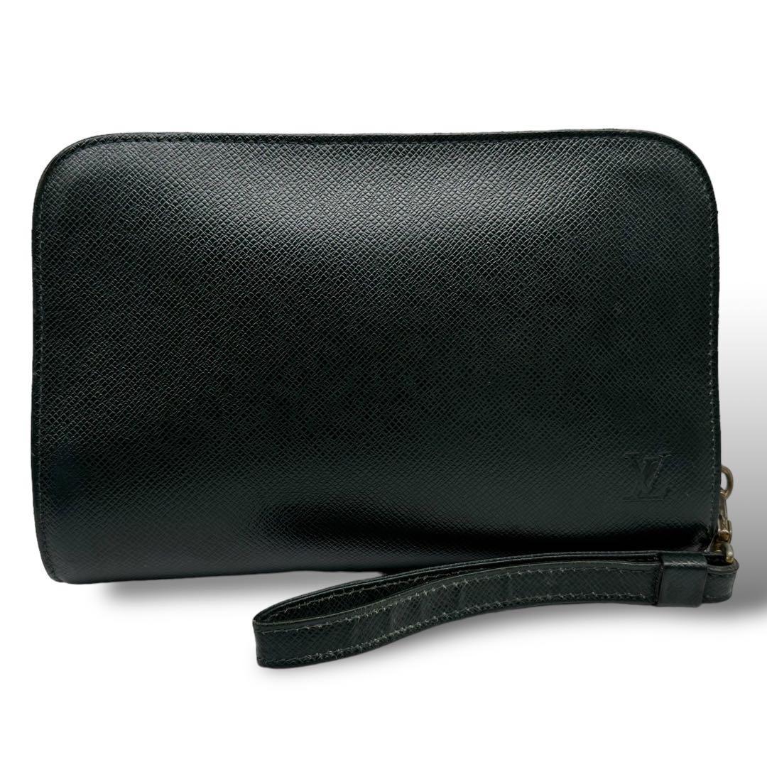 良品 ルイヴィトン LOUIS VUITTON 2527 セカンドバッグ 緑 バイカル