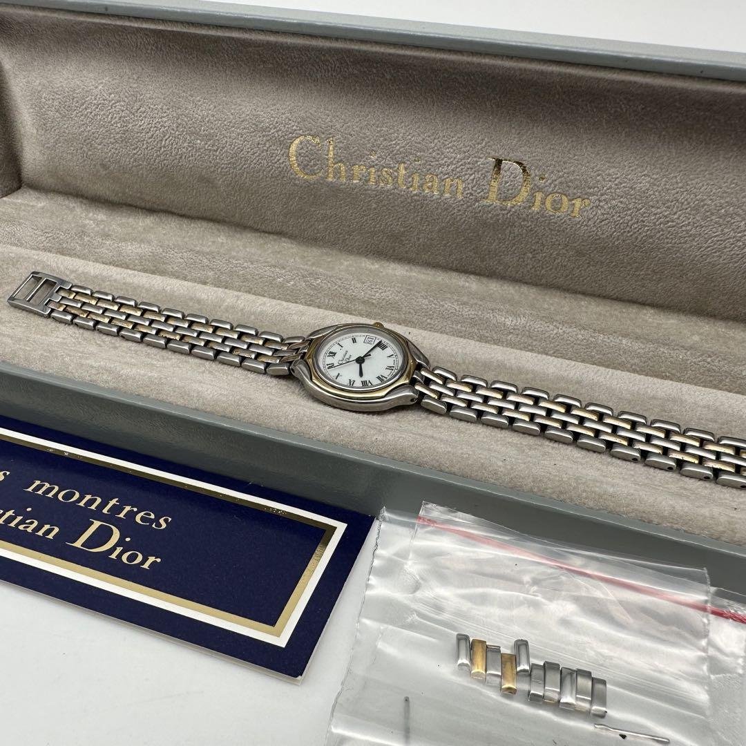 Christian Dior ディオール 2547 ヴィンテージ 腕時計 コンビ 正規品