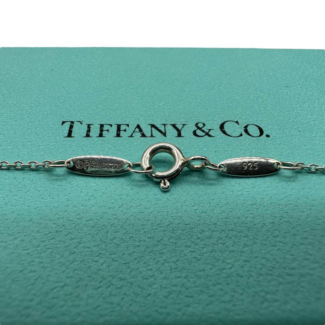 極美品 ティファニー 2307 ダイヤモンド 1P バイザヤード ネックレス tiffany アクセサリー ジュエリー Tiffany&co. シルバー silver 925_画像4