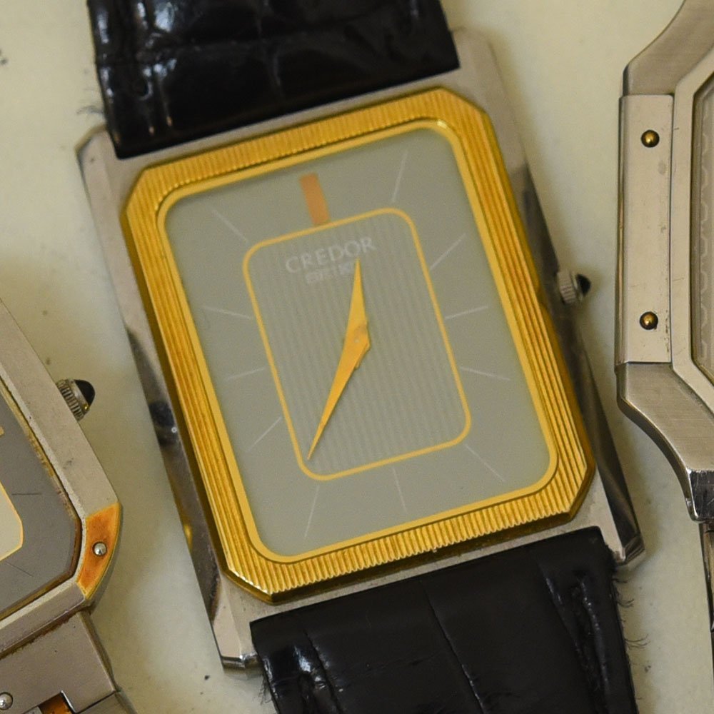 1円 可動品 腕時計 5本 セイコー クレドール クォーツ メンズ レディース 電池交換済み まとめて 同梱不可_画像5