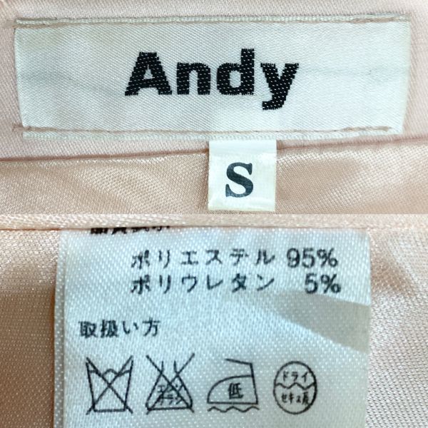 1円 ドレス ANDY ミニドレス S ピンク カラードレス キャバドレ 発表会 イベント　中古７６９２_画像7