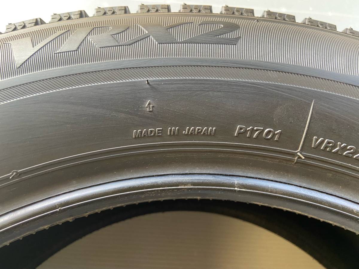 ■215/60R17 96Q■VRX2 2022年製■ブリザック VRX2 スタッドレス 4本セット ブリヂストン BLIZZAK 新品未使用 215 60 17_画像5