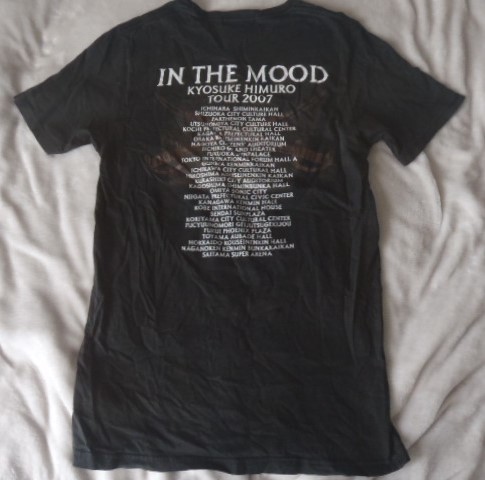 氷室京介　IN THE MOOD　TOUR 2007　Tシャツ Sサイズ　ブラック_画像4