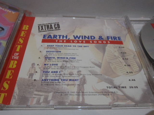 2枚組 CD EARTH,WIND & FIRE THE LOVESONGS BEST OF BEST アース・ウィンド・アンド・ファイアーの画像6