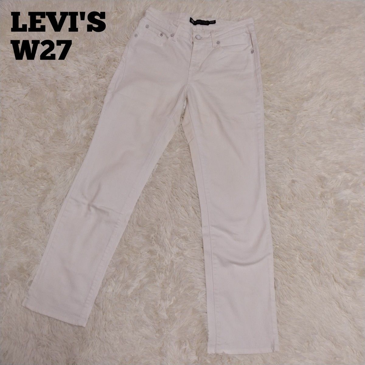 LEVI'S Demi Curve W27 ホワイト