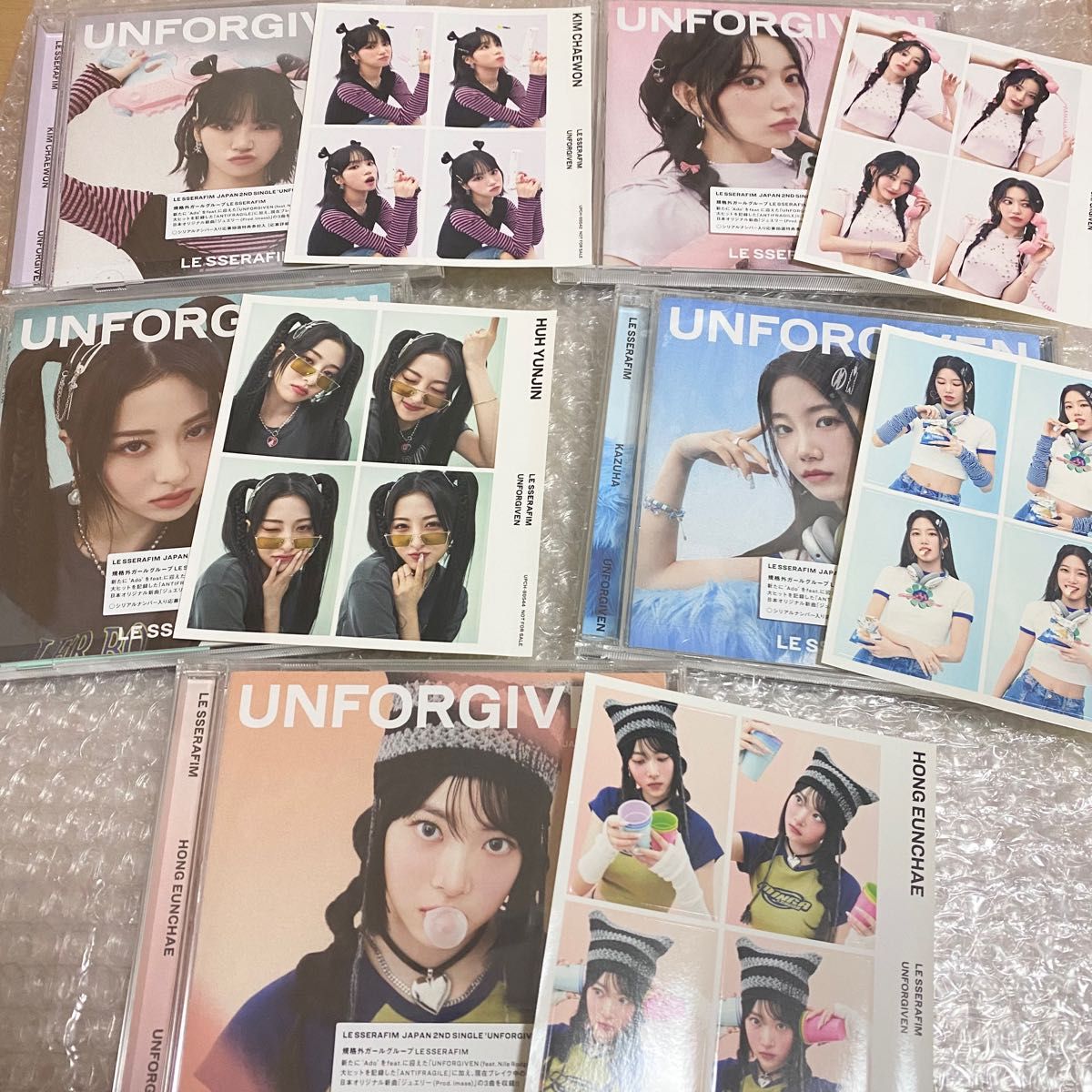 le sserafim ルセラフィム UNFORGIVEN 通常盤 ユニバ ソロジャケ le sserafim ルセラフィム UNFORGIVEN 通常盤 ユニバ ソロジャケ