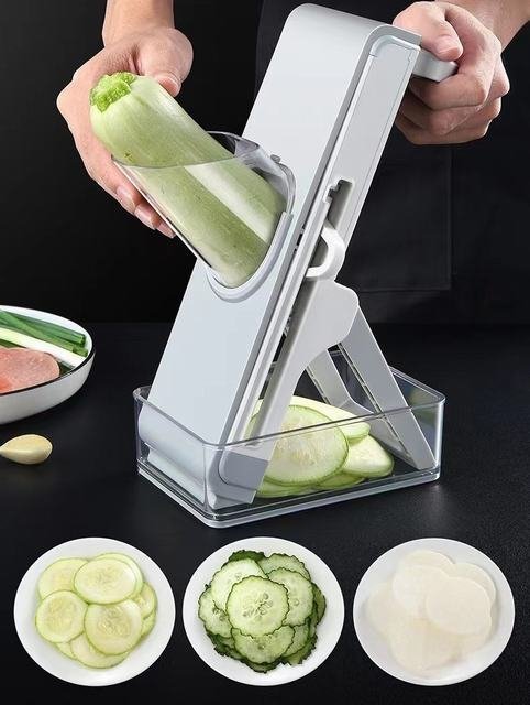 スライサー 調理器具 野菜 根菜 切る やさい ベジタブルカッター 手動 スライス 細せん切り器 スピード細千切り器 調理 料理_画像8