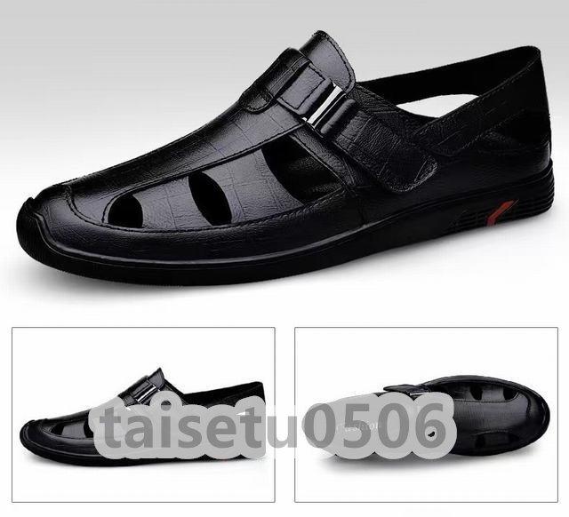  мужской сандалии обувь g LUKA сандалии g LUKA обувь сандалии кожа открытый обувь соединение кожа офисная работа место надеть обувь черный 25cm