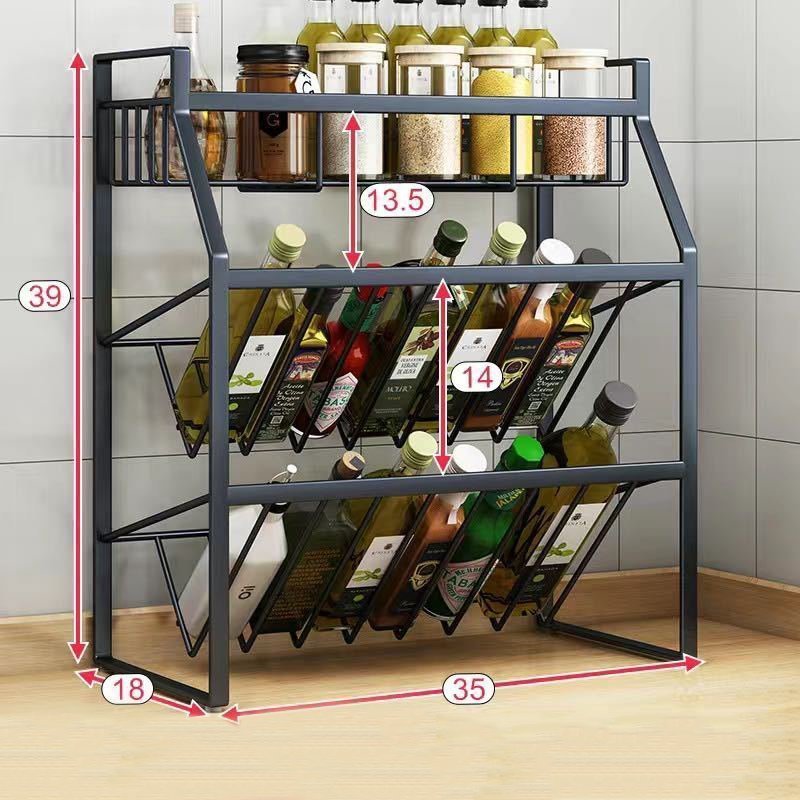  seasoning storage rack seasoning rack spice rack bottle rack kitchen slip prevention 