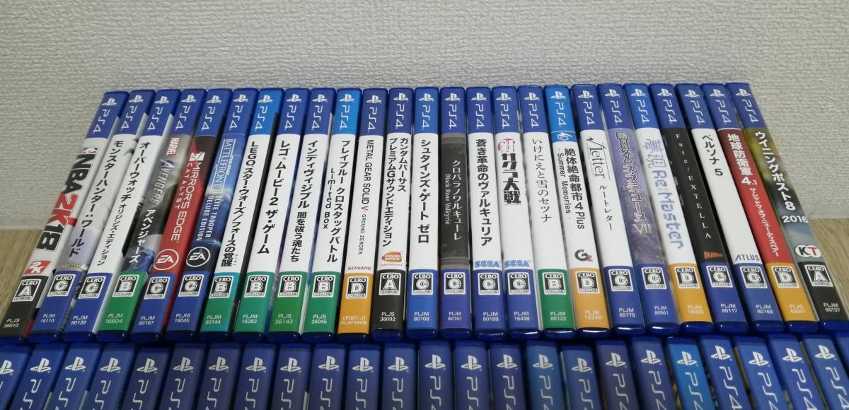 ★まとめ売り★ケース付きPS4ソフト大量50本以上セット★信長の野望　ぷよぷよテトリス　ロックマン　アイドルマスター　サクラ大戦　SAO等_画像7