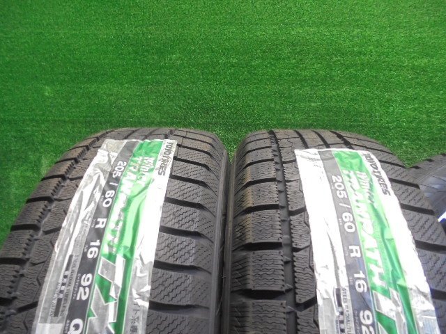 5EN412AC12) 送料無料 新品 205/60R16 winterTRANPATH TX スタッドレスタイヤ+美品トヨタ純正16インチホイール4本セット 80ノア ヴォクシー_画像7