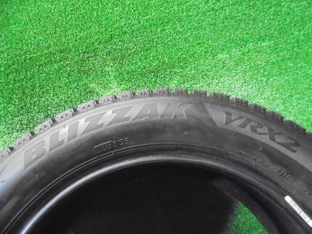 5EW308CD5) 送料無料 195/55R16 ブリヂストン ブリザックVRX2 16インチスタッドレスタイヤ4本セット ノート ポロ ミニ 2017年_画像8