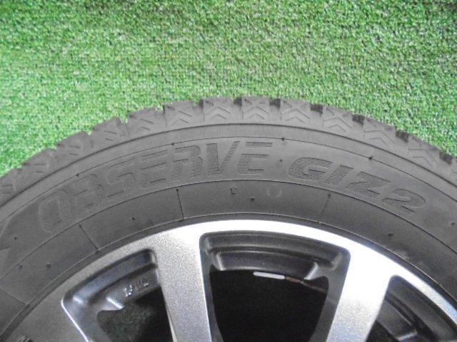 5ES222BB5) 送料無料 155/65R13 トーヨータイヤ OBSERVE GIZ2 スタッドレスタイヤ+13インチアルミホイール4本セット　2020年製_画像3